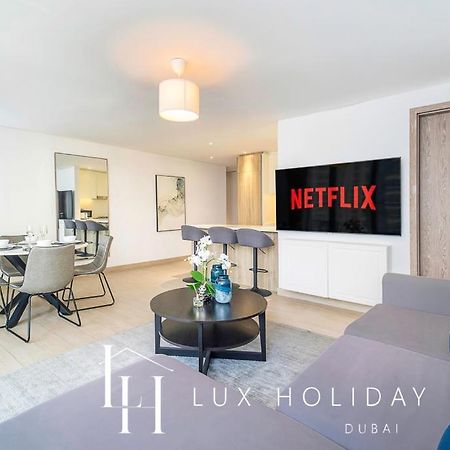Lux Contemporary Suite With Full Marina View 6 Dubaj Kültér fotó
