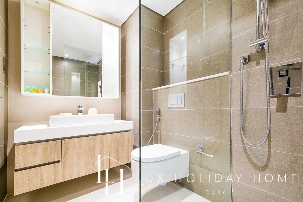 Lux Contemporary Suite With Full Marina View 6 Dubaj Kültér fotó