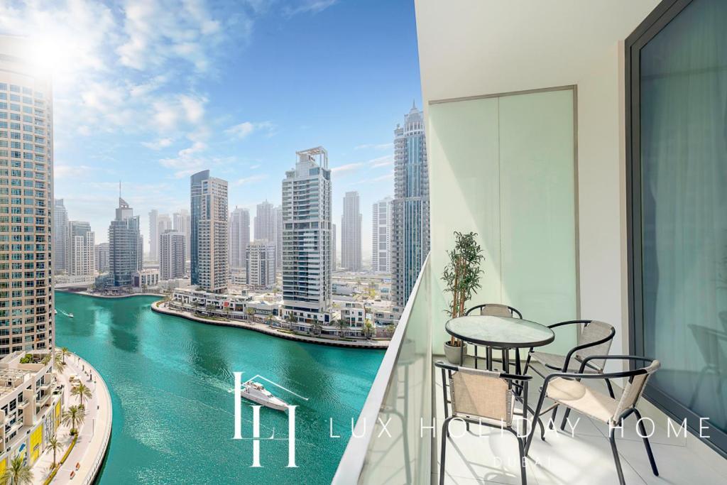 Lux Contemporary Suite With Full Marina View 6 Dubaj Kültér fotó